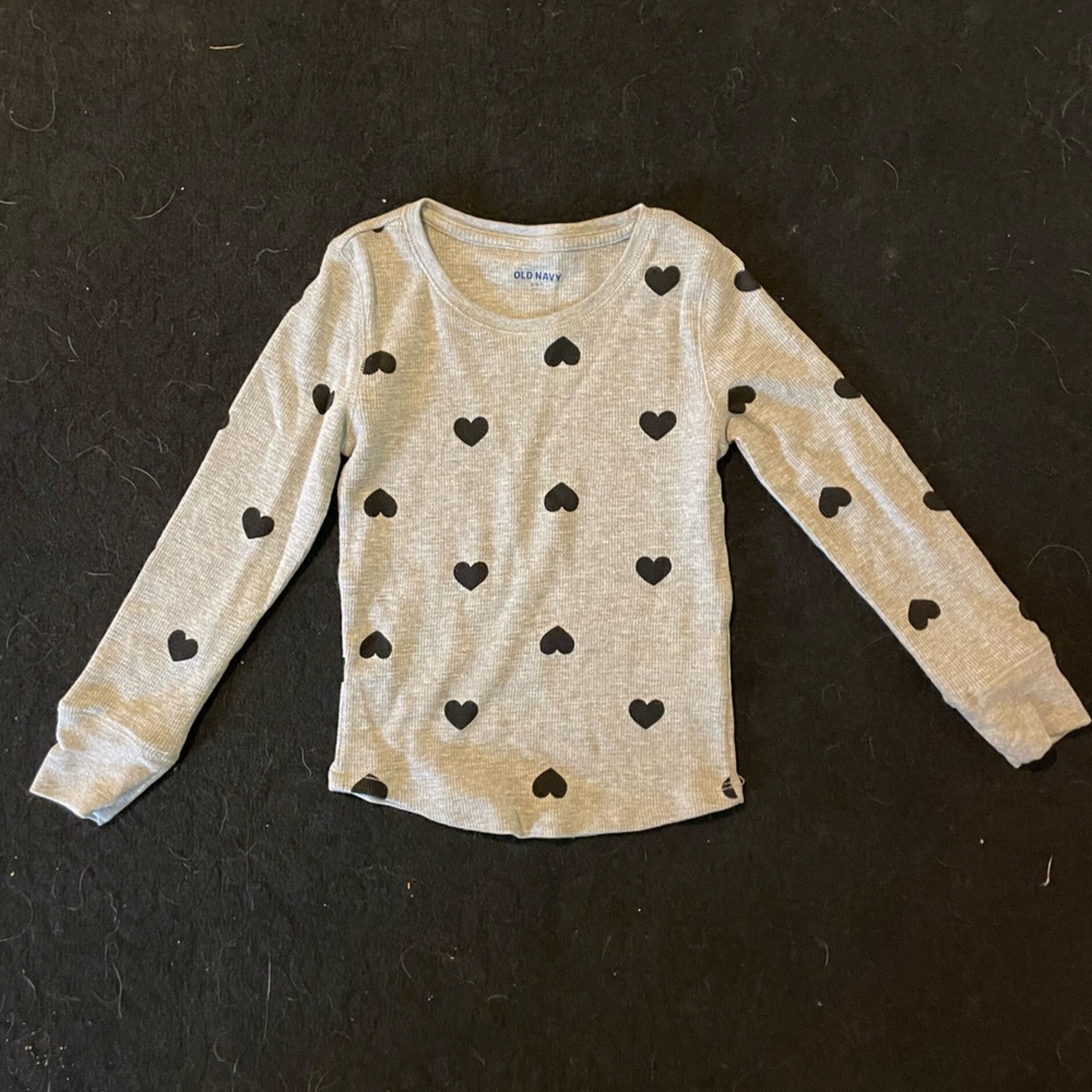 Old Navy Girls Waffle Knit Long Sleeved Shirt
